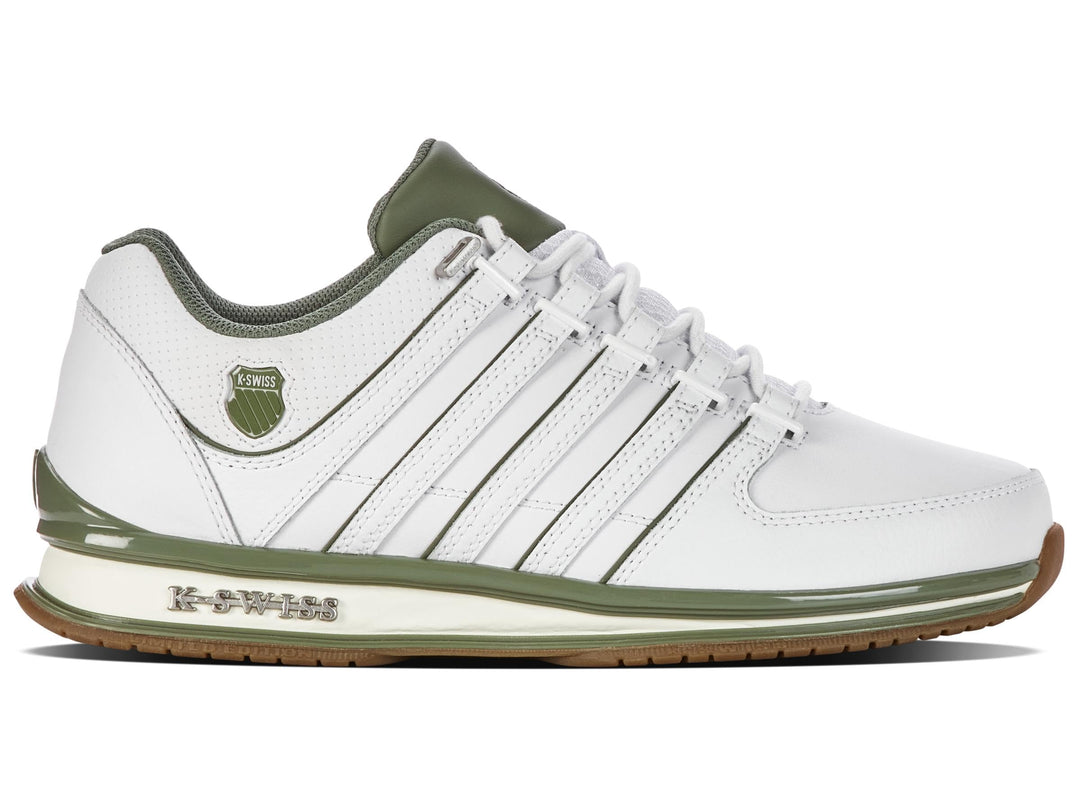 K-Swiss Rinzler SP 02283-088-M Herren Sneaker 40 EU White Deep Lichen Gum, 40 EU White Deep Lichen G