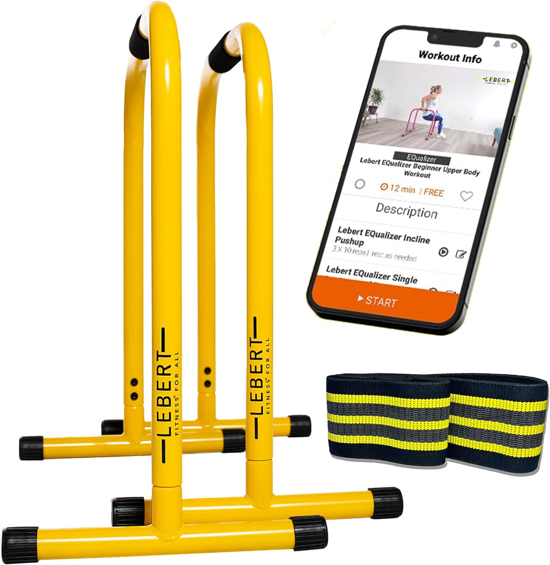 Lebert Fitness Equalizer mit Resistance Band Yellow - L, Yellow - L