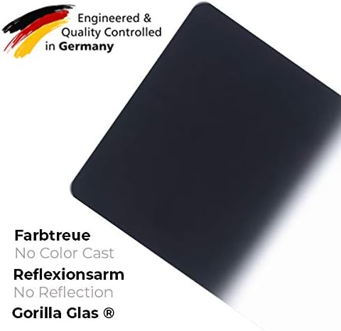 Rollei F:X Pro Verlaufsfilter Hard GND 8 I 100mm Rechteckfilter aus Gorilla-Glas mit Luminance Coati
