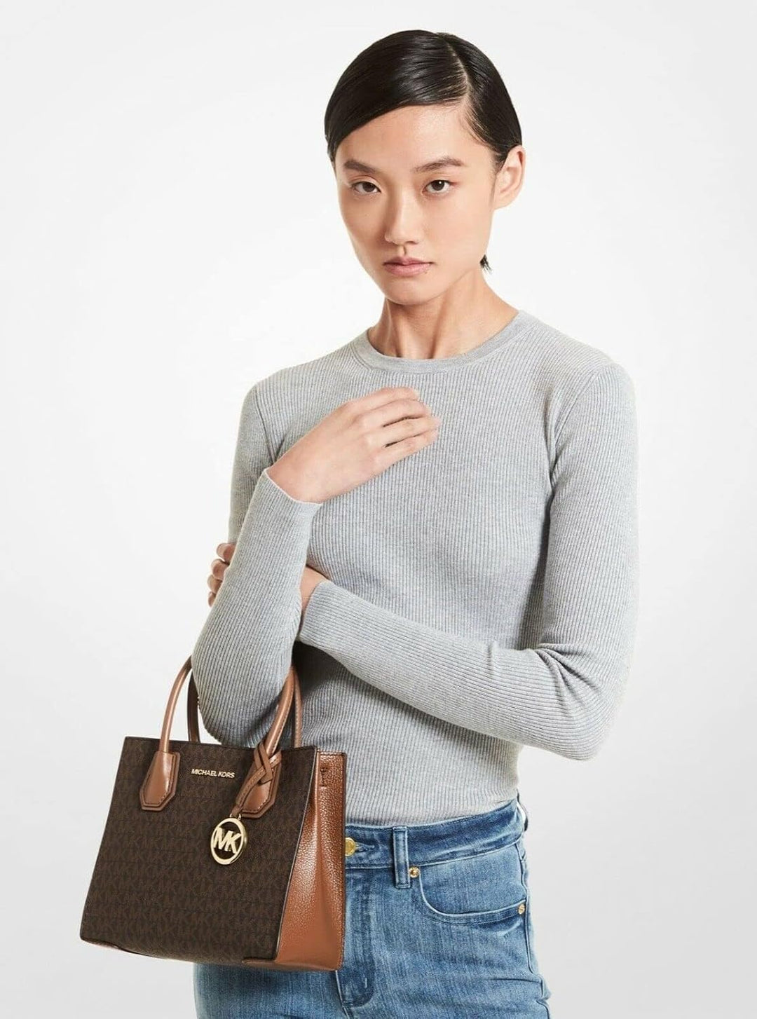 Michael Kors Damen Mercer Schulranzen Braun, Braun