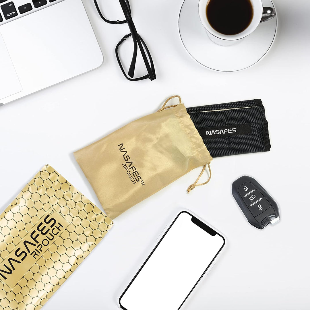 Keyless Go Schutz Autoschlüssel Hülle mit magnetisch-geräuschlosem Verschluss blockiert Funkfrequenz