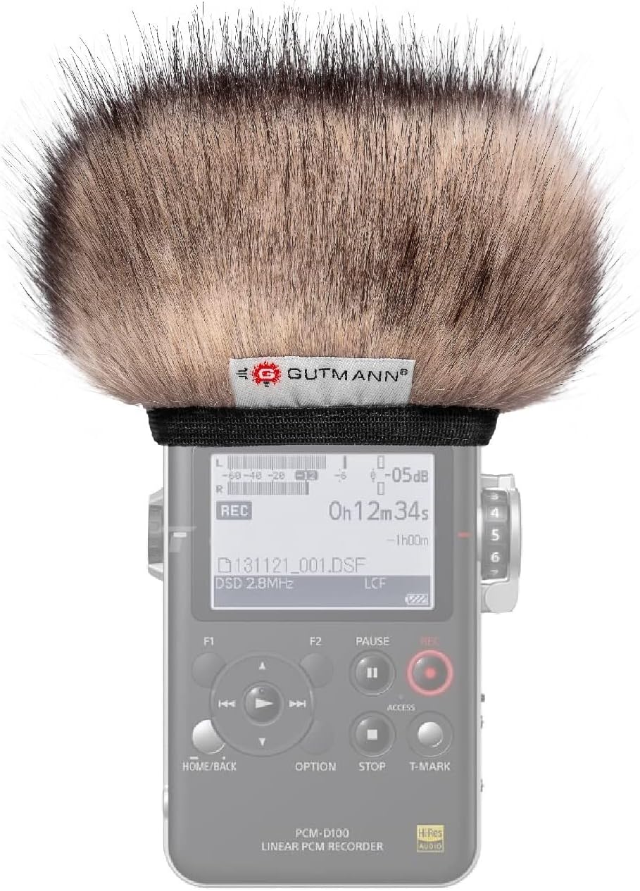 Gutmann Mikrofon Windschutz Fell für Sony PCM-M10 CAT Handgefertigt in Deutschland