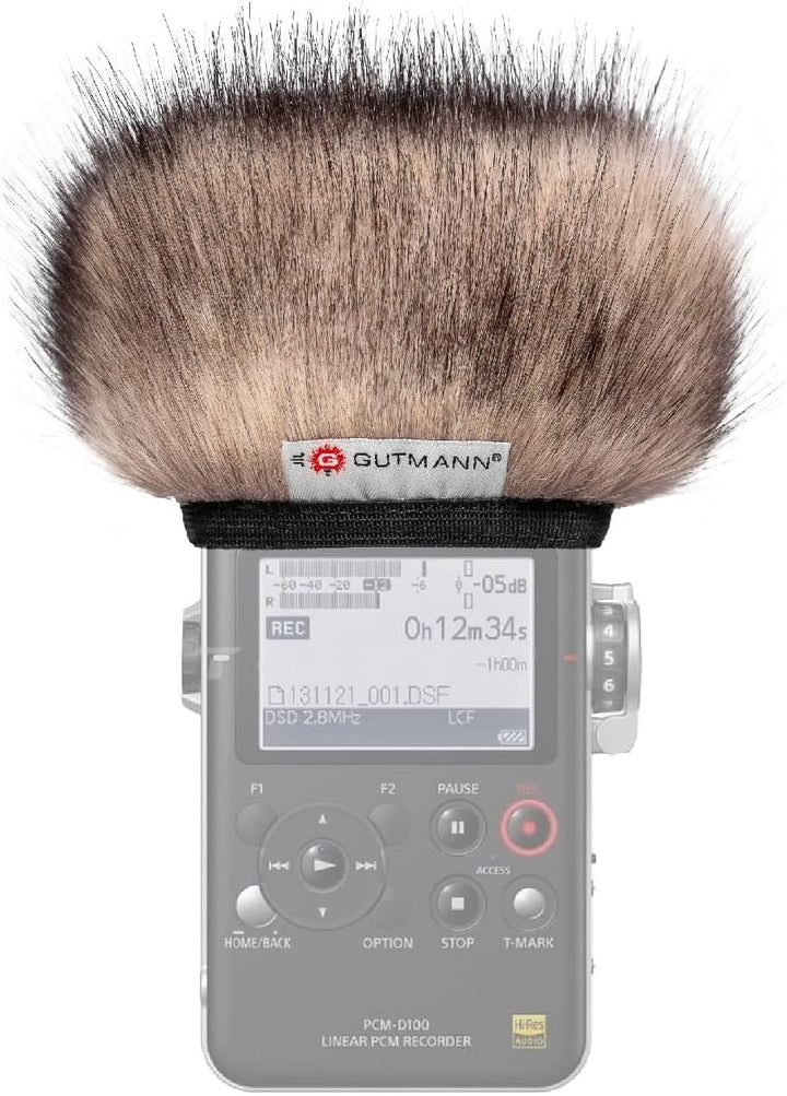 Gutmann Mikrofon Windschutz Fell für Sony PCM-D50 CAT Handgefertigt in Deutschland