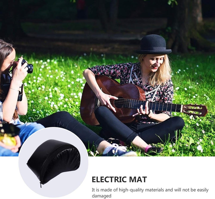 Elektrische Gitarre Zubehör Praktische Gitarre Kissen Gitarre Bass Pad PU Leder Abdeckung Eingebaute