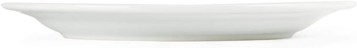 Olympia Whiteware Serviceteller mit breitem Rand, 250 mm, Porzellan, innovativ, 12 Stück