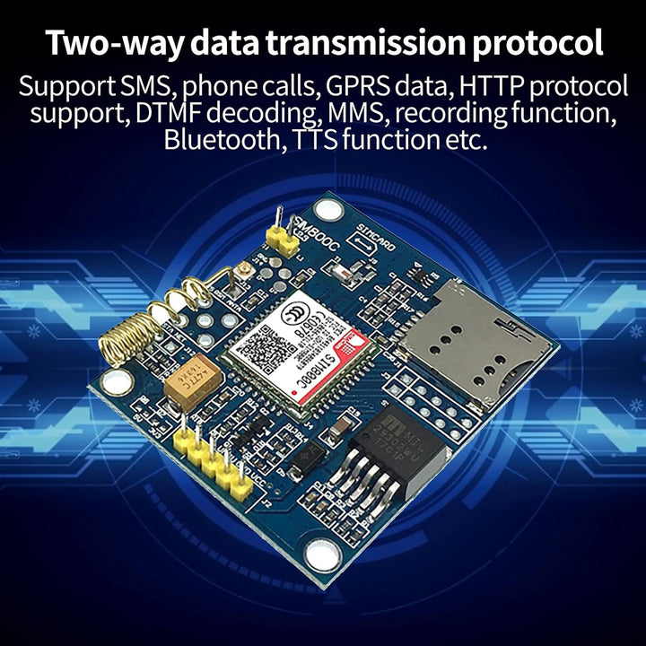 Ticfox SIM800C GSM/GPRS-Entwicklungsplatinenmodul Elektronische Komponenten
