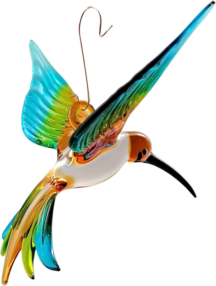Hängevogel, Kolibri (transp.-braun-grün-hellblau)
