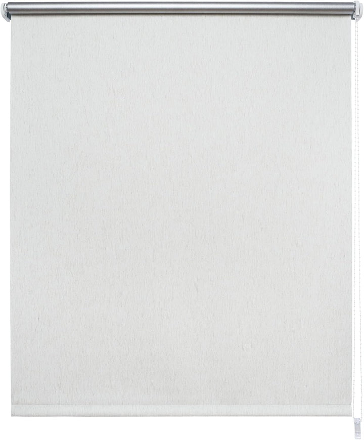 Liedeco® Rollo, Fenster Rollo, Kettenzug-Rollo / 112 x 180 cm (Breite x Höhe), leinen Silber / Therm