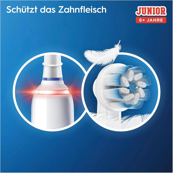 Oral-B Junior Star Wars Elektrische Zahnbürste/Electric Toothbrush für Kinder ab 6 Jahren, 2 Aufstec