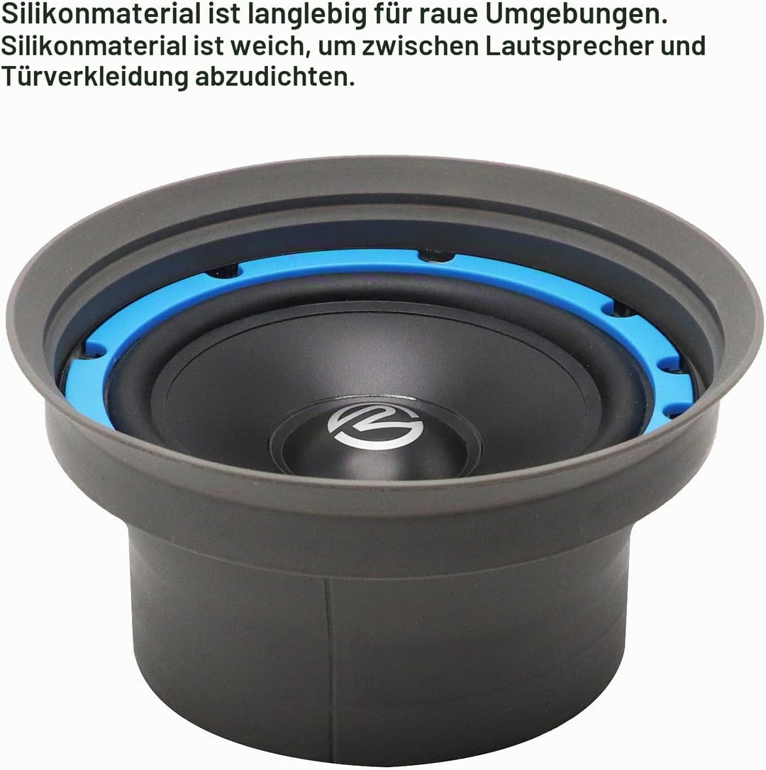 RECOIL SPB65 Faltbare Silikon 16,5 cm Auto Lautsprecher Baffle Kits mit Eierkiste Schaum für Schallq