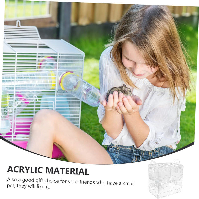 Mipcase 1stk Hamsterkäfig Kleintierkäfig Hamsterschloss Rennmauskäfig Lebensraum Zwerghamster Spielz