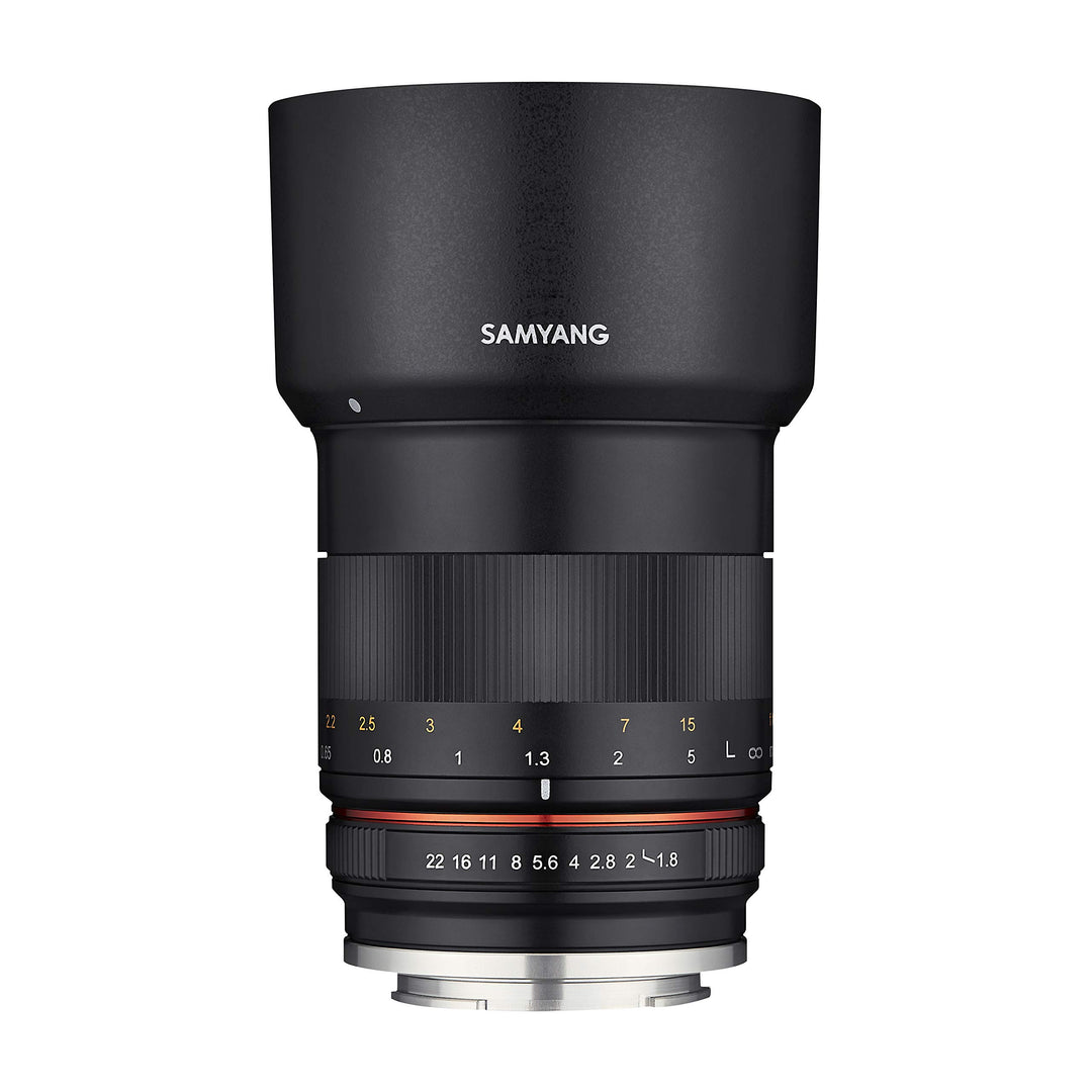 Samyang MF 85mm F1.8 ED UMC CS Sony E – manuelles Objektiv mit 85 mm Festbrennweite für spiegellose