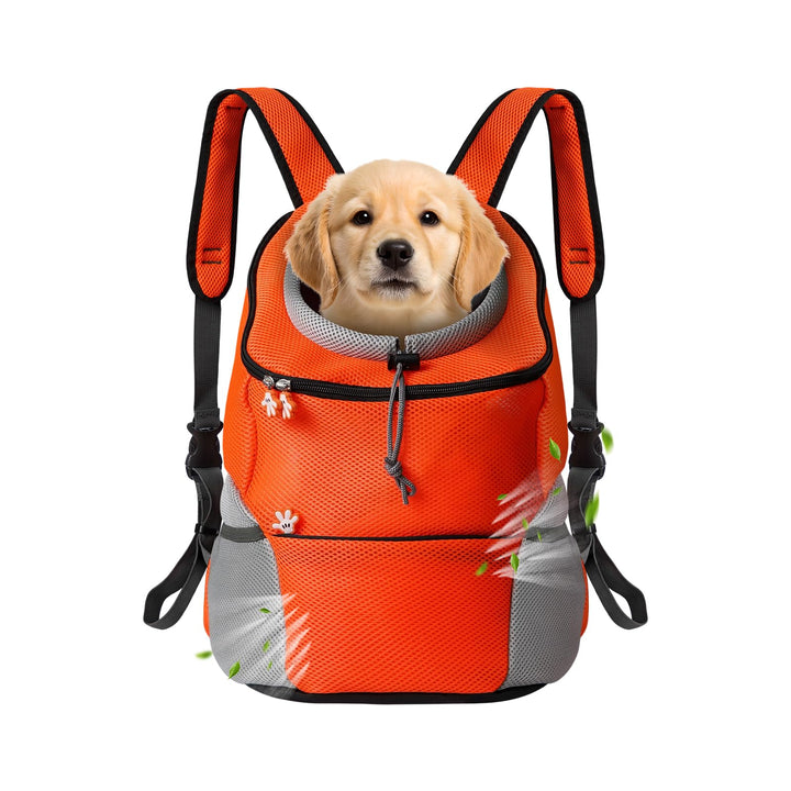 Hundetrage-Rucksack, Welpentragetasche mit Entrinnen-sicherem Reissverschluss, Atmungsaktiver Hundet