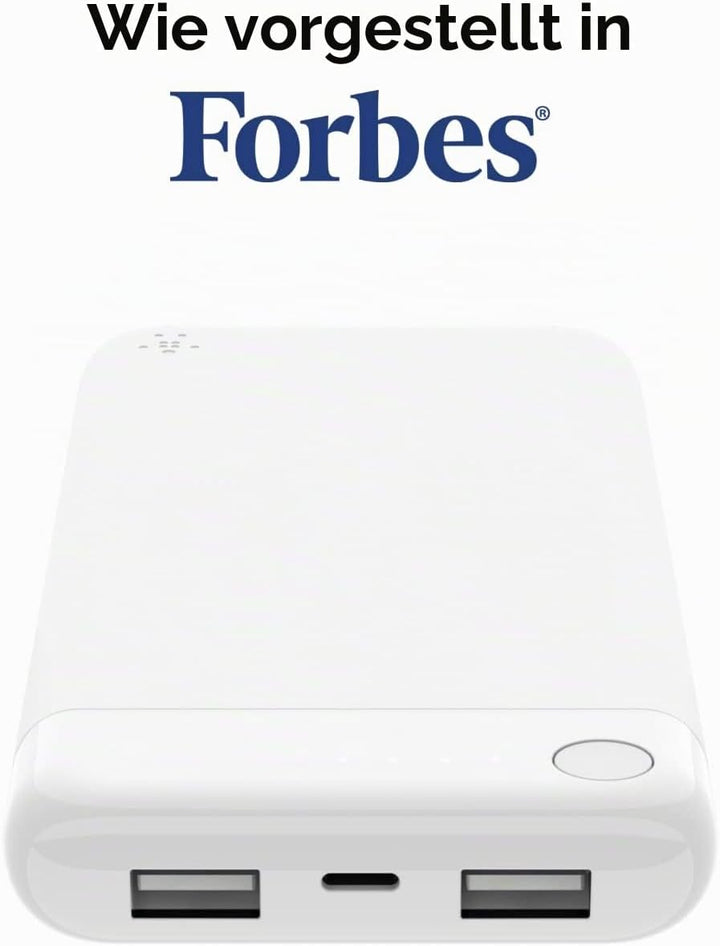 Belkin Boost Charge Powerbank 10K mit Lightning Connector (MFi-zertifiziert, für iPhone 12, 12 Pro,