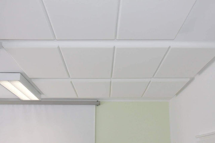 Alfa Schallabsorber 9 Stück je 50x50x5cm Akustikdämmplatte Lärmreduktion aus Schaumstoff mit Fase, s