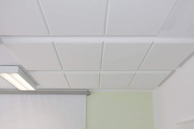 Schallabsorber 18 Stück je 100x50x5cm Akustikdämmplatte Lärmreduktion aus Schaumstoff mit Fase, schw