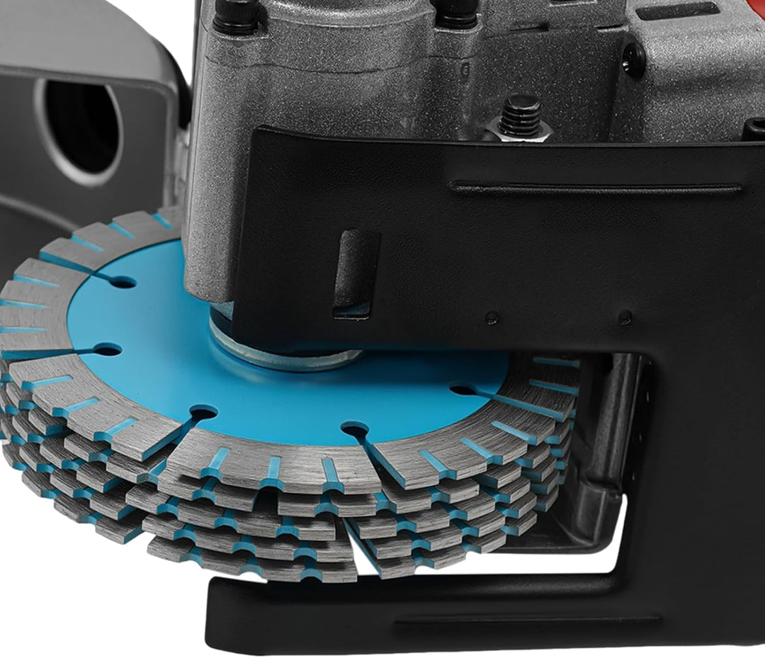2800W Schlitzmaschine 5 Klingen Laserführung Wasserpumpe für Beton | Mauernutfräse mit 180° Drehbare