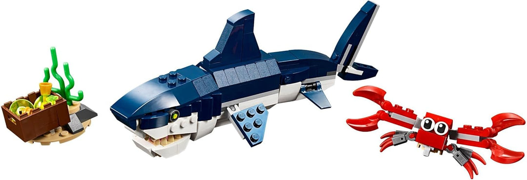 Lego Creator 3er Set: 31088 Bewohner der Tiefsee, 31128 Delfin und Schildkröte & 30581 Tropischer Pa