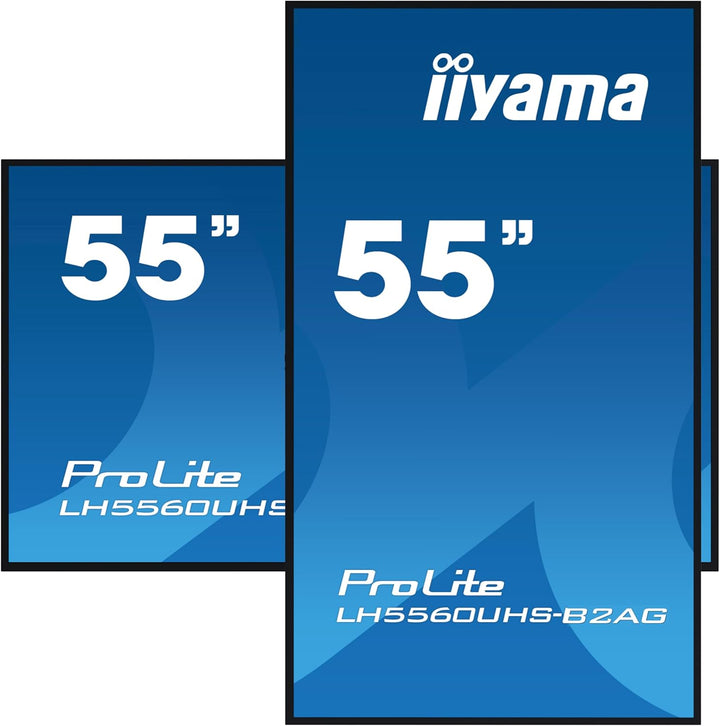 iiyama Prolite LH5560UHS-B2AG 139cm 54.6" Digital Signage Display VA LED Panel 4K UHD HDMI Audio-Out