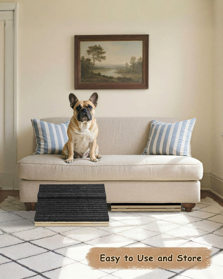 Okydoky Klappbare Hundetreppe Mit Block 40cm 2Packs für kleine/mittlere Hunde&amp;Katzen DB-40cm-2p, DB-