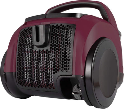 Grundig, VCC 3870 A Bodenstaubsauger beutellos, 1,8 l, Berry/Schwarz