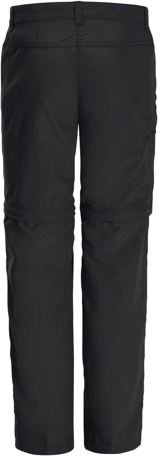 Jack Wolfskin Unisex Kinder Wanderhose Safari Zip Off Pants K 104 Schwarz, 104 Schwarz