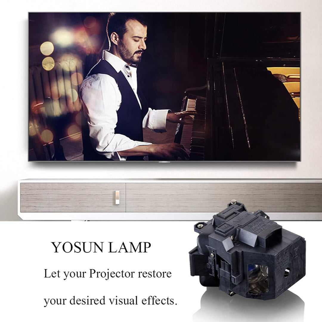 YOSUN Projektorlampe für Epson Elplp88 V13h010l88Powerlite Home Cinema 2040 1040 2045 740HD 640 EX32
