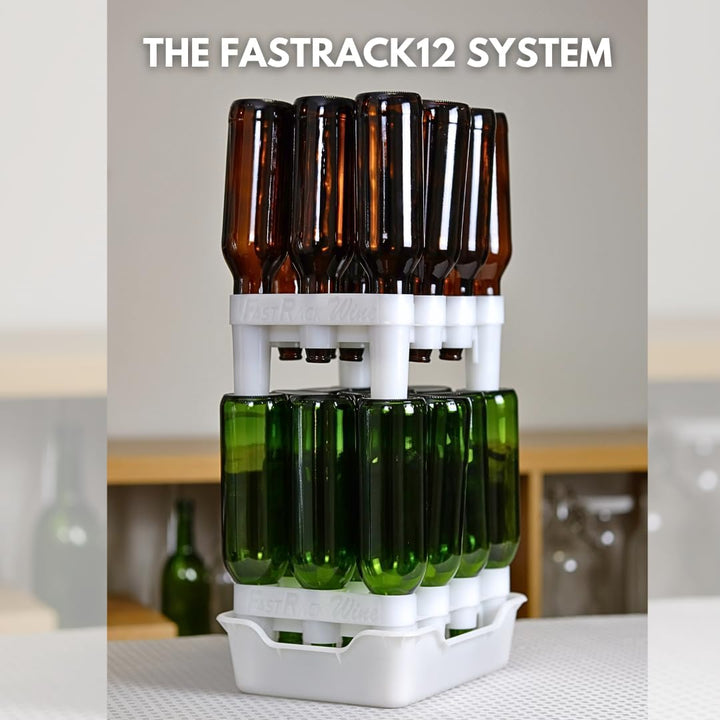 FASTFERMENT FRWT1 1 Flaschenständer und 1 Abtropfschale Reinigung der Bierflaschen, Trocknen und Des