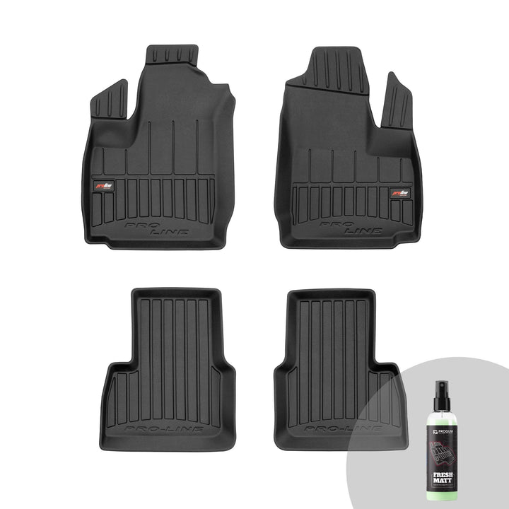 FROGUM ProLine 3D Gummimatten Exklusiven Auto Fussmatten Autofussmatten für FIAT Doblo I 2000-2010 |