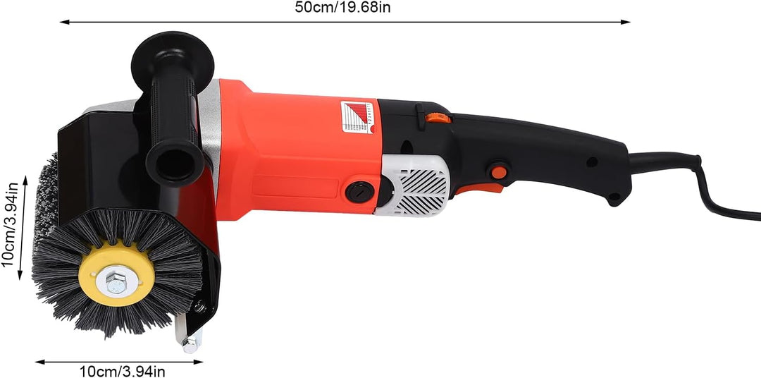 Satiniermaschine Elektrische Bürstenmaschine Schleifmaschine 8-Geschwindigkeit einstellbar 1400W Vol