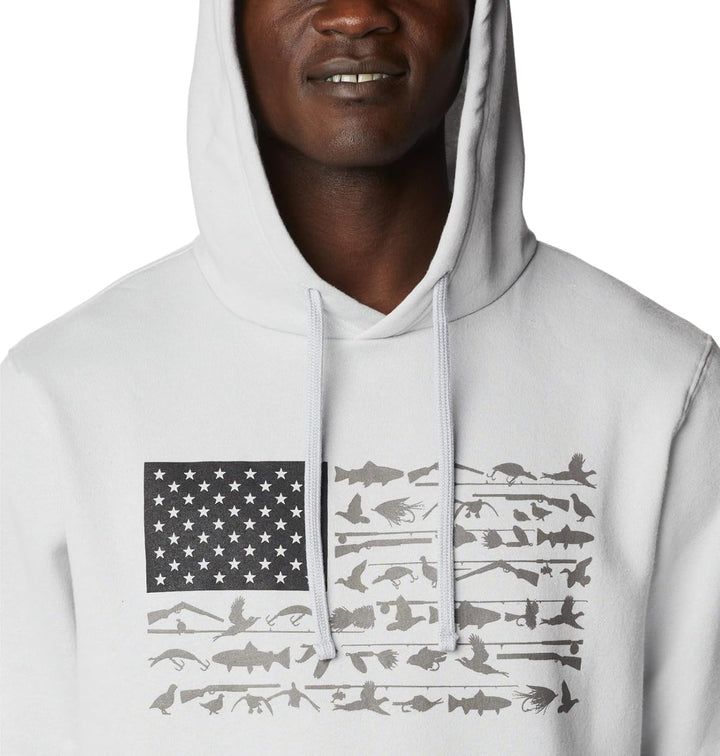 Columbia Herren PHG Game Flag Ii Hoodie Sweatshirt (1er Pack) L Cool Grey, Black Cast N Blast, L Coo