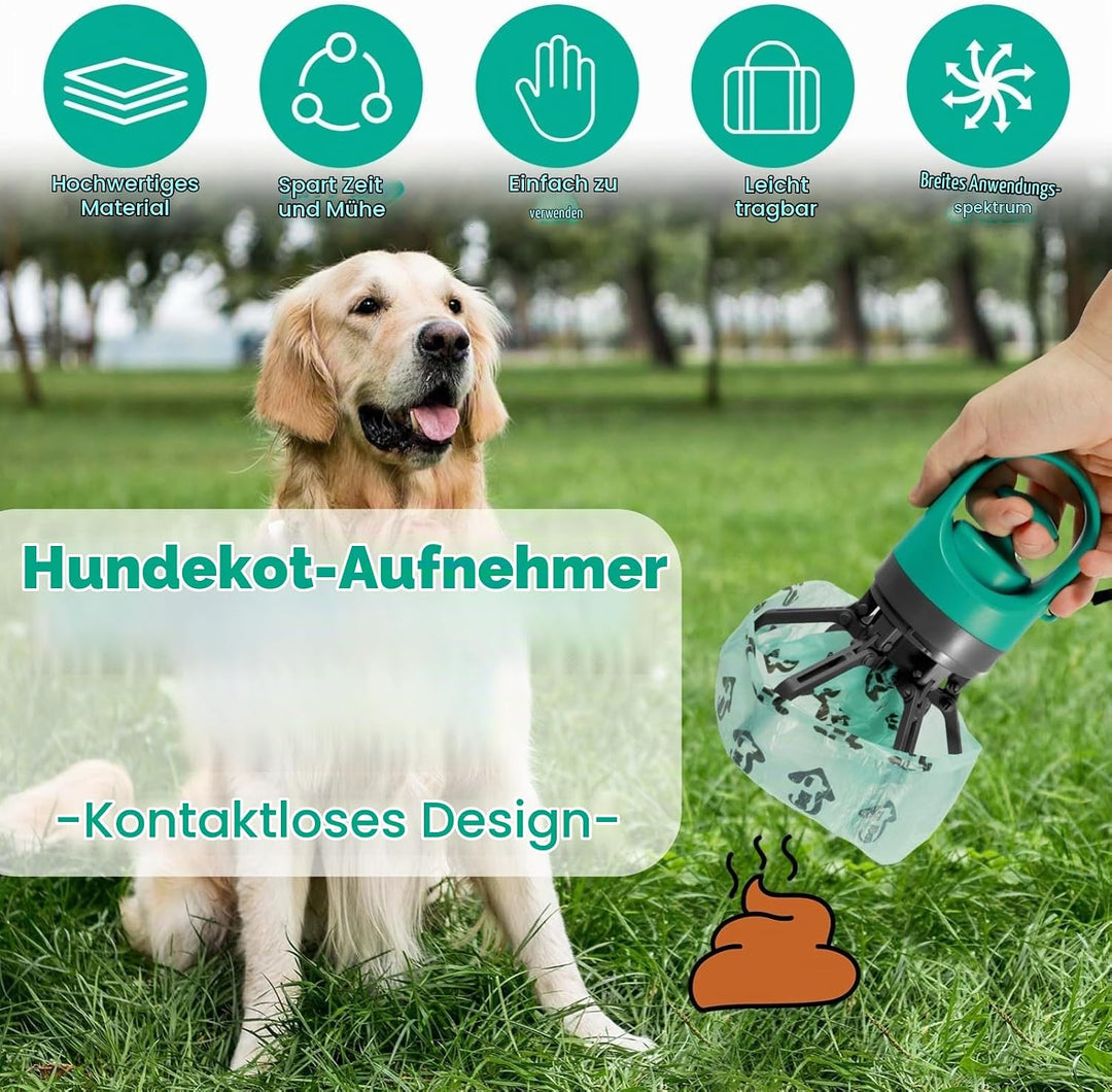 Kotschaufel, Hundekrallen-Hundekotsammler, Berührungsloser, Leichter, Tragbarer Kotschaufel für Haus