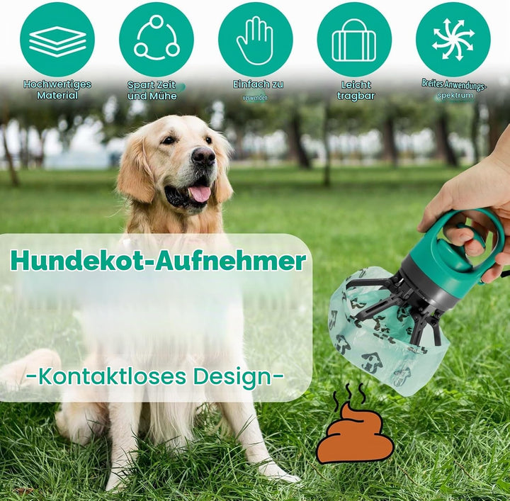Kotschaufel, Hundekrallen-Hundekotsammler, Berührungsloser, Leichter, Tragbarer Kotschaufel für Haus