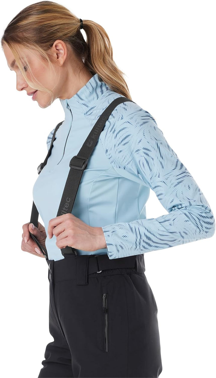 Killtec Damen Funktionshose/Skihose mit abnehmbaren Trägern, Kantenschutz und Schneefang Ksw 249 Wmn