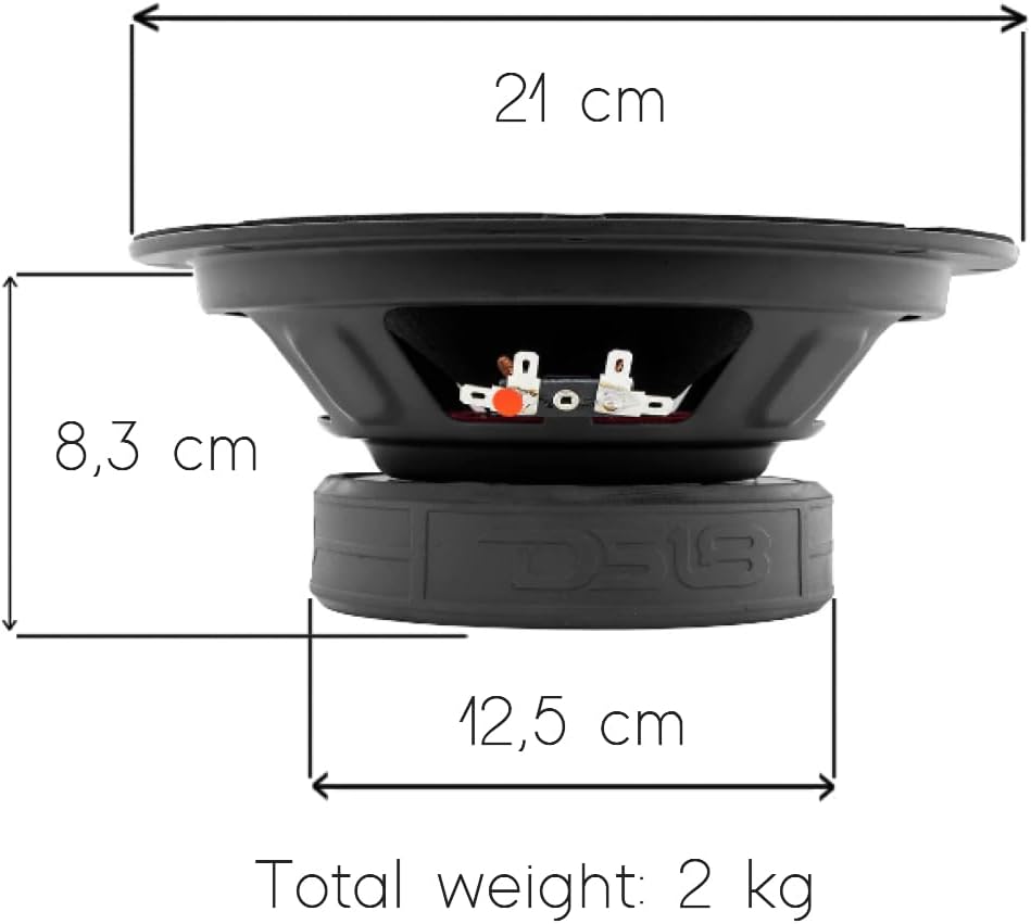 1 DS 18 PRO-GM8.4B Mitteltöner mit Bullet 20 cm 200 mm 8" Durchmesser 190 Watt rms und 580 Watt max,