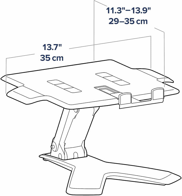Neo-Flex® Notebookhalterung mit Lift Standfuss Schreibtisch, Schreibtisch