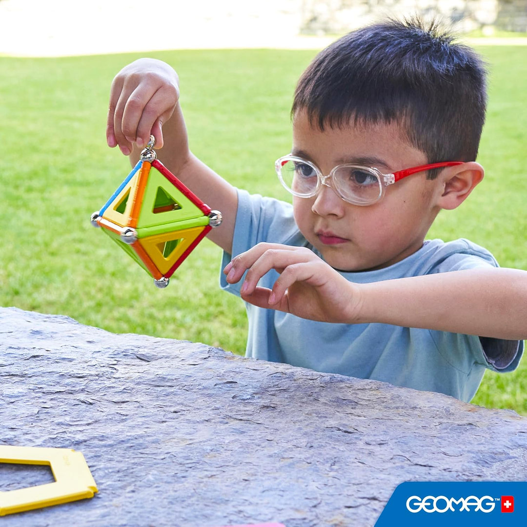 Geomag - Supercolor Magnetic Constructions for Kids, Magnetic Toy, Green Collection 100% Recycled Pl