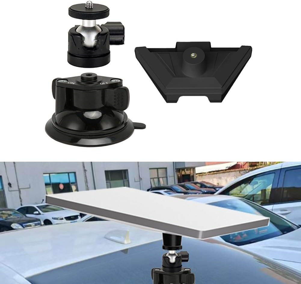 Drehbare Halterung mit Saugnapf, für Starlink Mini Smooth RV Boot 360° verstellbare Aluminiumlegieru