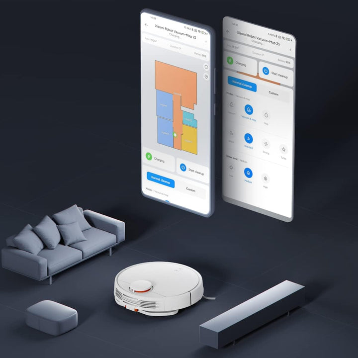 Xiaomi Mi Robot Vacuum-Mop 2S Saug- & Wischroboter (2200Pa Saugkraft, LDS Sensoren, 300ml Staubbehäl
