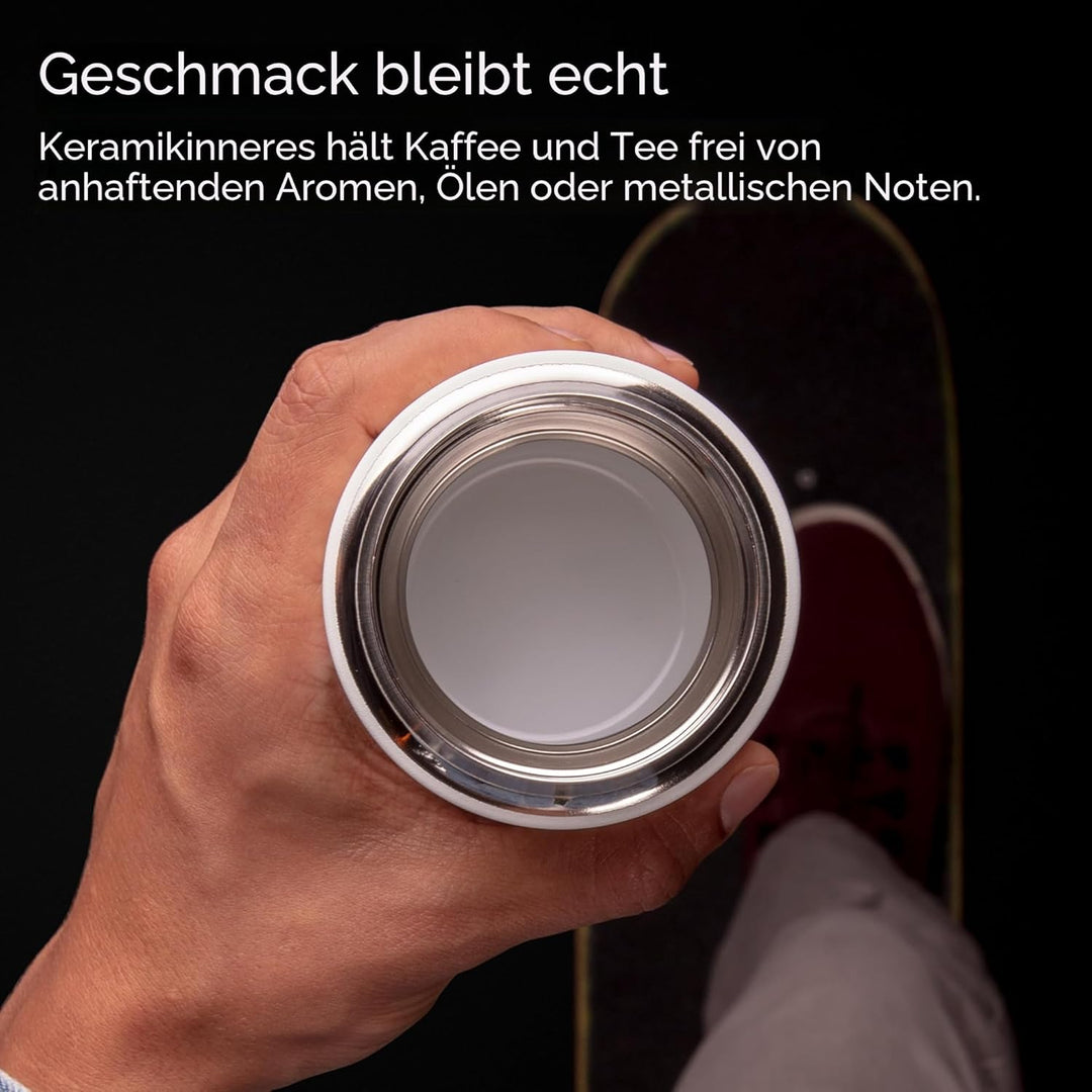Fellow Carter Move Reise-Kaffeebecher mit Schiebeverschluss-Deckel, auslaufsicher, To-Go-Kaffeebeche