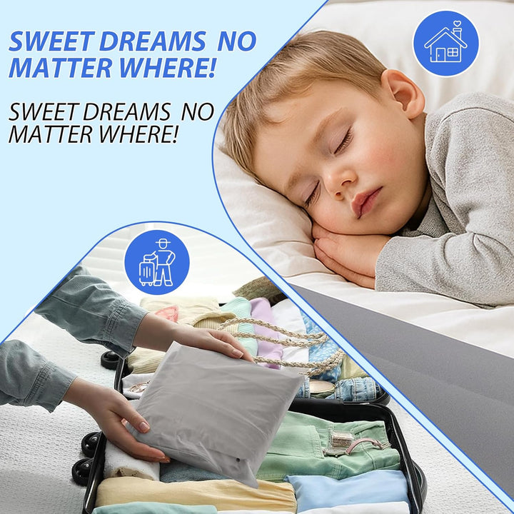 Rausfallschutz Bett, 2er Pack Aufblasbares Bettgitter Rausfallschutz, 127cm Bettkantenschutz Reise f