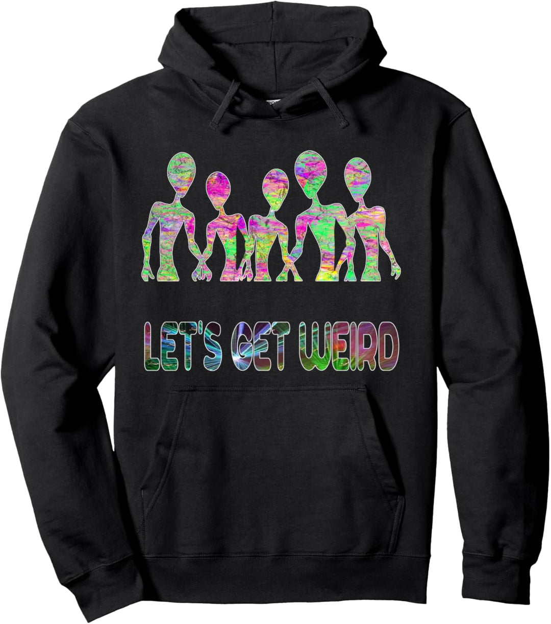 Psychedelic Rave EDM Trippy Techno Psytrance Festival Party Pullover Hoodie