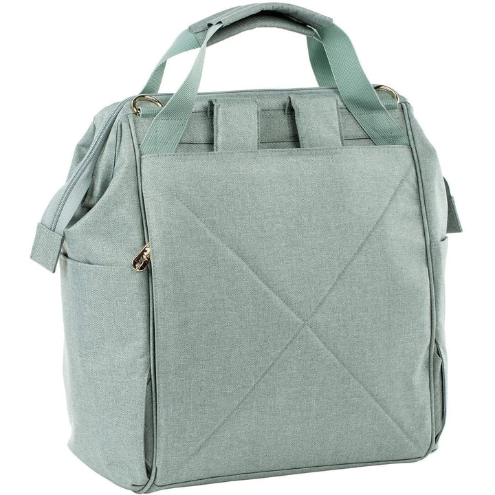 LÄSSIG Baby Wickelrucksack Wickeltasche inkl. Wickelzubehör nachhaltig produziert/Goldie Backpack, m