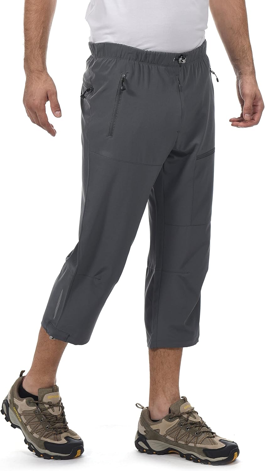 Little Donkey Andy Herren Outdoor Wanderhose Quick Dry 3/4 Capri Shorts Leichte Trekkinghose Wanderr