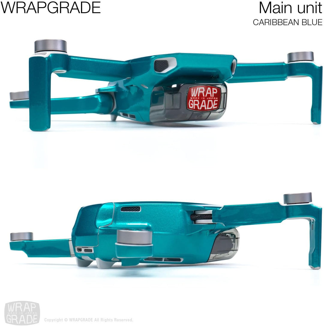 WRAPGRADE Skin kompatibel mit DJI Mavic Mini (Caribbean Blue), Caribbean Blue