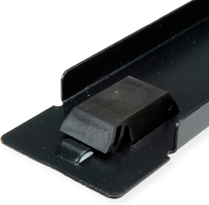 ROLINE 19"-Blindplatte Snap-in, 1 HE, RAL 9005 Tiefschwarz, 1 HE