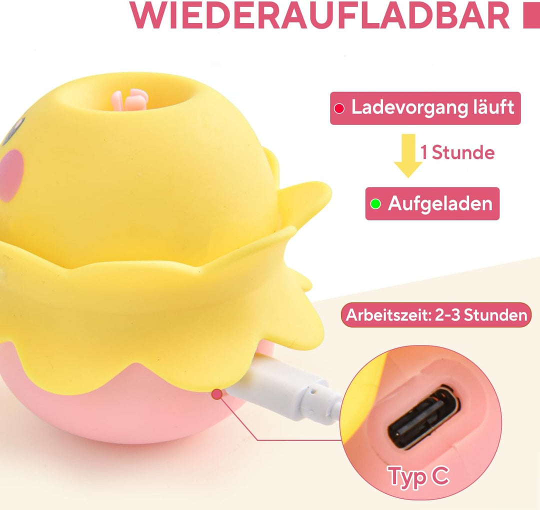 LIFLIX Interaktive Automatische Katzenspielzeug, Wiederaufladbares Elektronisches Zwitscher-Spielzeu