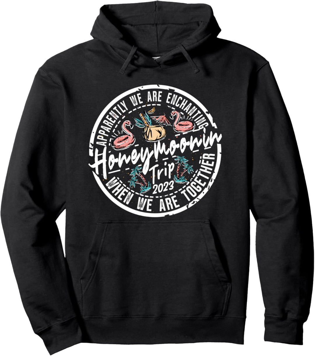 Honeymoonin Brautpaar Brautpaar Flitterwochen Urlaub Paare Pullover Hoodie