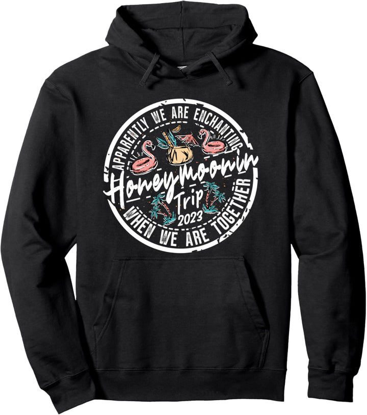 Honeymoonin Brautpaar Brautpaar Flitterwochen Urlaub Paare Pullover Hoodie