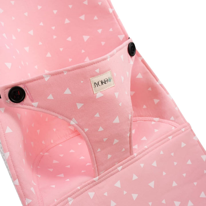JYOKO KIDS Bezug kompatibel mit Babybjorn, ersetzt das Original (Pink Sparkles), Pink Sparkles
